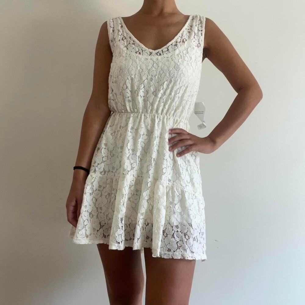 Cream nwt dress lord & taylor XS